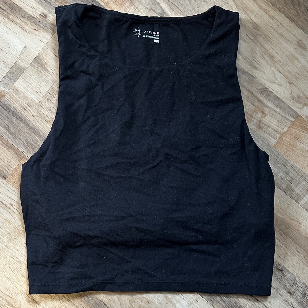 Aerie Black Muscle Tee